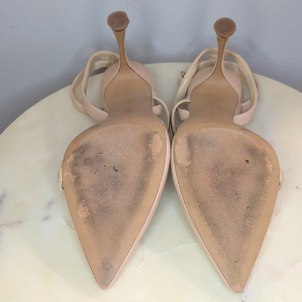 Nude Vince Camuto VP CHELLIE Strappy Heels